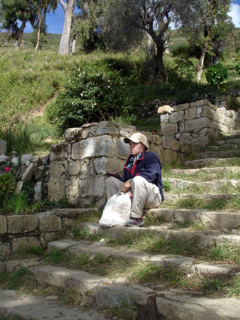 on the escalera del inca