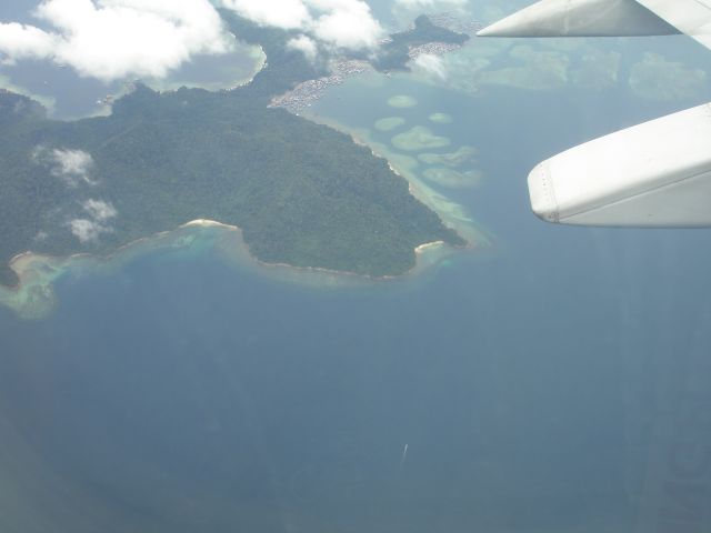 from the plane