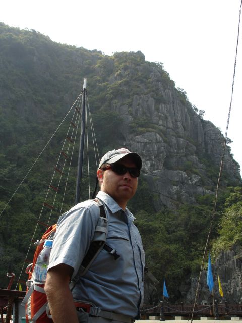 steve in halong bay