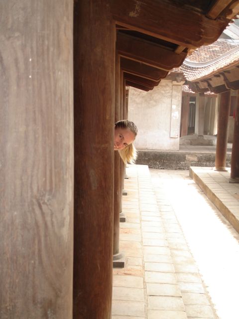 meghan at the literature temple